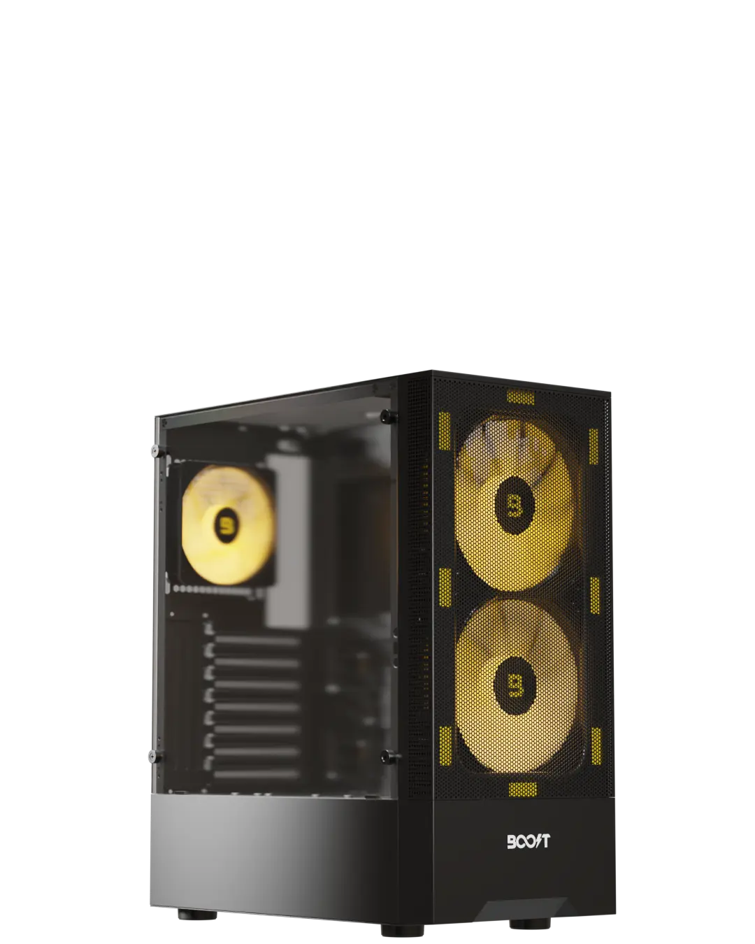 Enclosure Pro Series P100 with 3 ARGB Fans