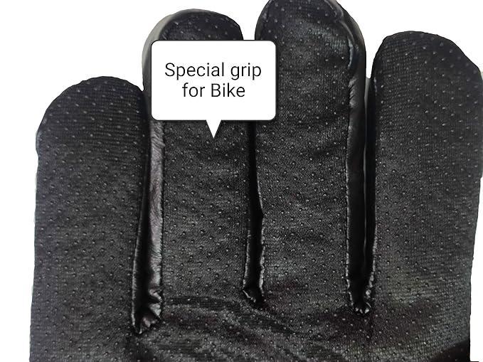 2 Pcs Rexine Plain Leather Gloves 1